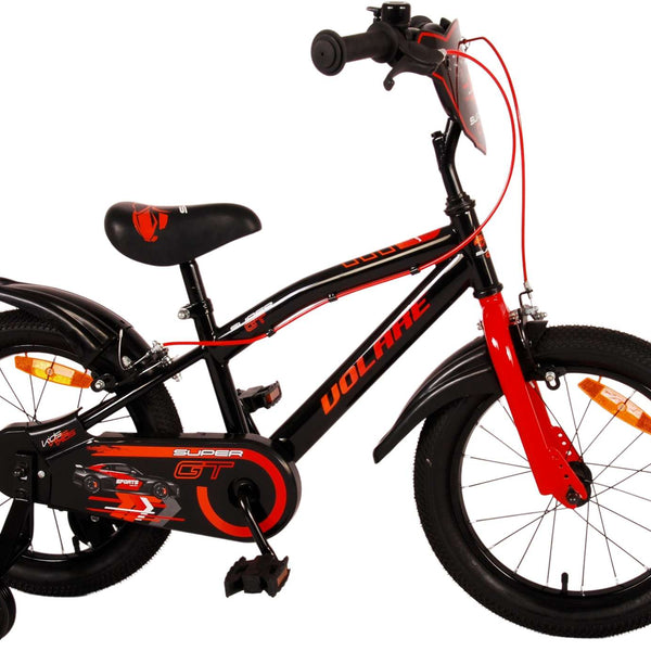 Volare Super GT Kinderfiets - Jongens - 16 inch - Rood - Twee handremmen