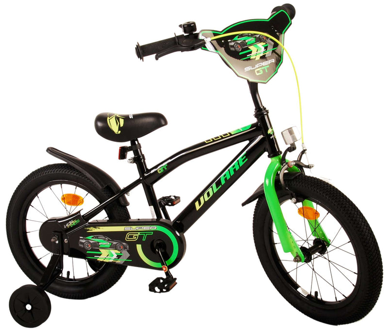 Load image into Gallery viewer, Volare Super GT Kinderfiets - Jongens - 16 inch - Groen
