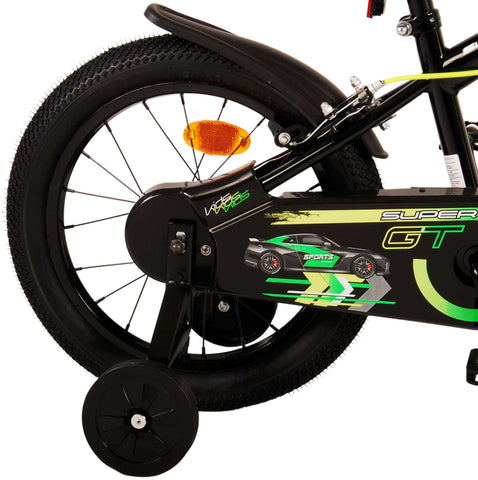 Volare Super GT Kinderfiets - Jongens - 16 inch - Groen - Twee handremmen