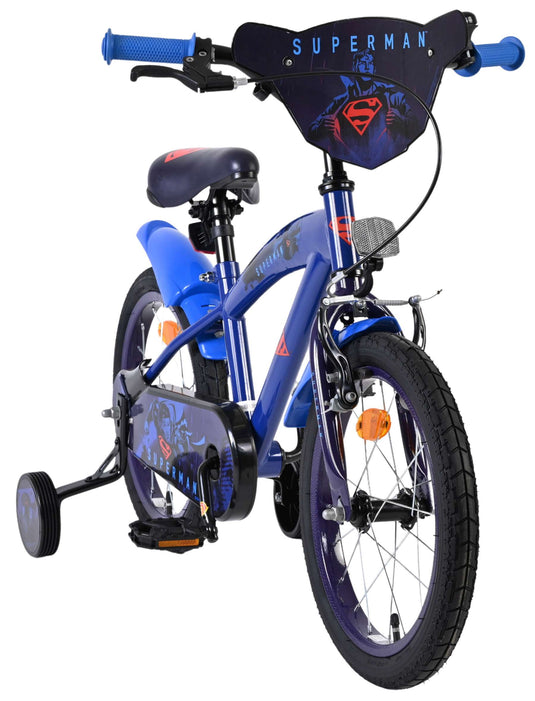 Superman kinderfiets - jongens - 16 inch - blauw
