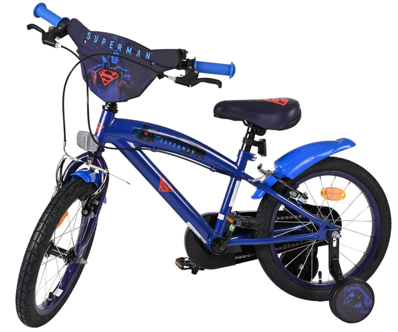ギャラリービューアに画像をロードする, Volare superman kinderfiets - jongens - 16 inch - blauw - twee handremmen
