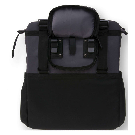 Basil Shopper XL - sportieve en trendy fietstas voor boodschappen en strand, zwart antraciet, 20L