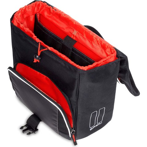 Basil Sport Design Commuter Bag - Fietsrugtas Zwart 18L