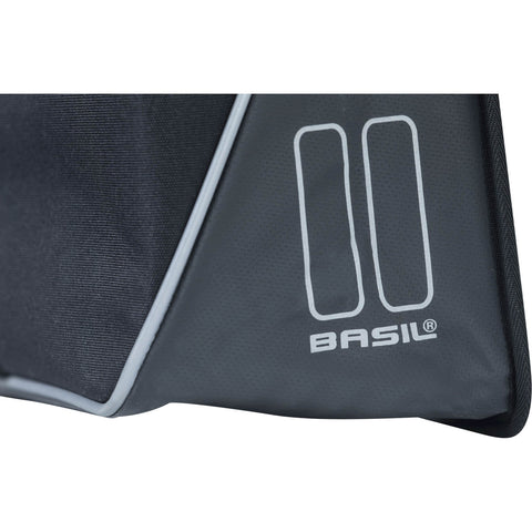 Basil dubbele tas Forte 35l zwart