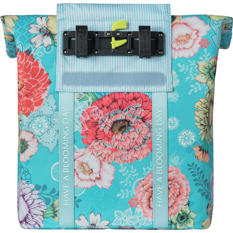 Basil Bloom Field fietsshopper 15-20L hemelsblauw