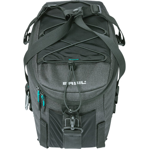 Basil Discovery 365D tas voor bagagedrager M 9L zwart melee