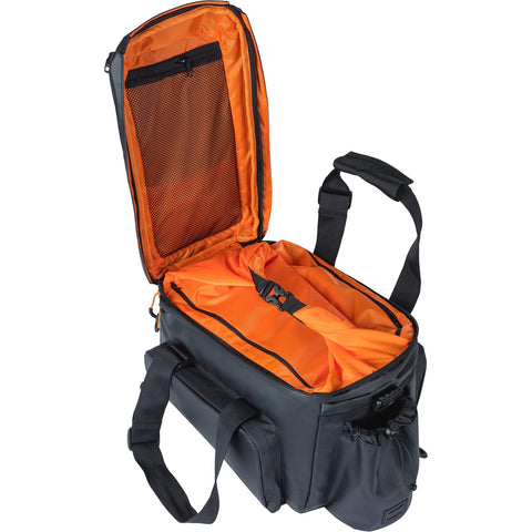 Basil Miles Tarpaulin trunkbag XL Pro MIK 9-36L zwart oranje