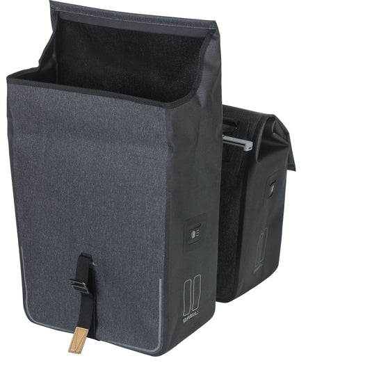 Basil dubbele fietstas urban dry mik