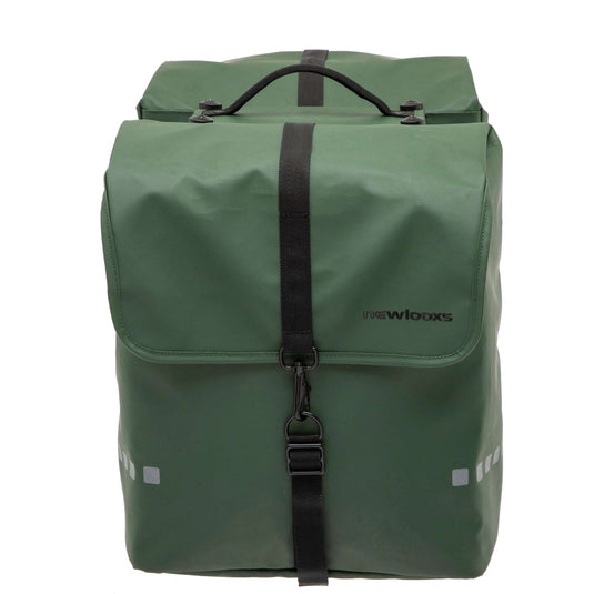 New Looxs Odense Dubbele Fietstas - Groen - 39L