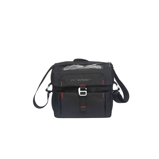 Vigo Handlebar Bag - sportieve stuurtas, waterdicht, verstevigd, reflecterend, zwart