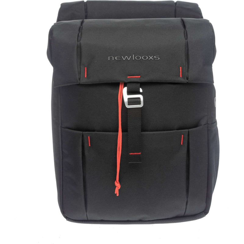 Afbeelding laden in galerijviewer, Newlooxs tas new looxs vigo double atran zwart | 37l
