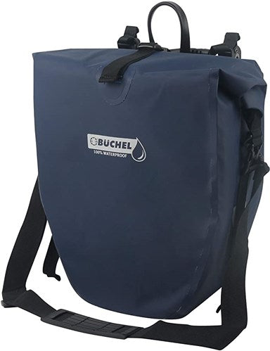 Afbeelding laden in galerijviewer, Buchel Tas Enkel 100% 25,4L Waterdicht Blauw
