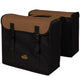Greenlands Dubbele tas,l zwart-bruin. afmeting 37x33x14 (2x) cm 34L.