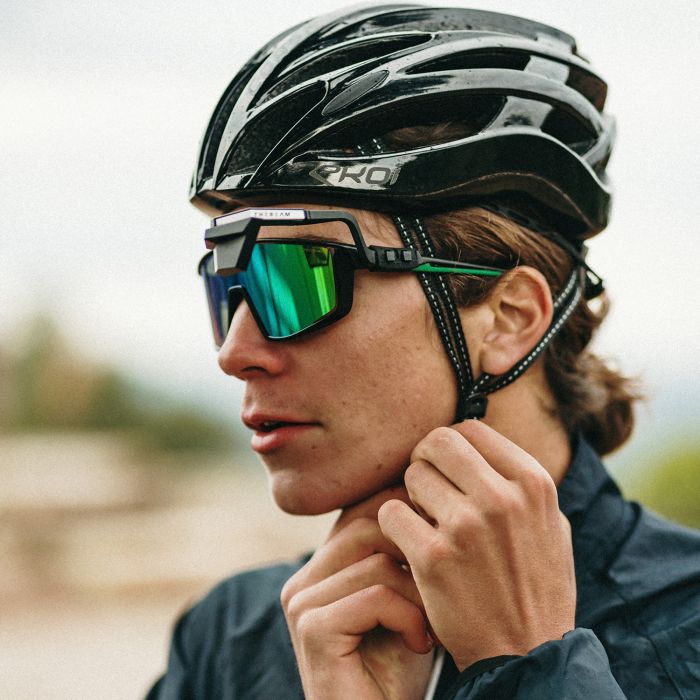 Afbeelding laden in galerijviewer, The beam sunglasses rearview mirror corky x - black
