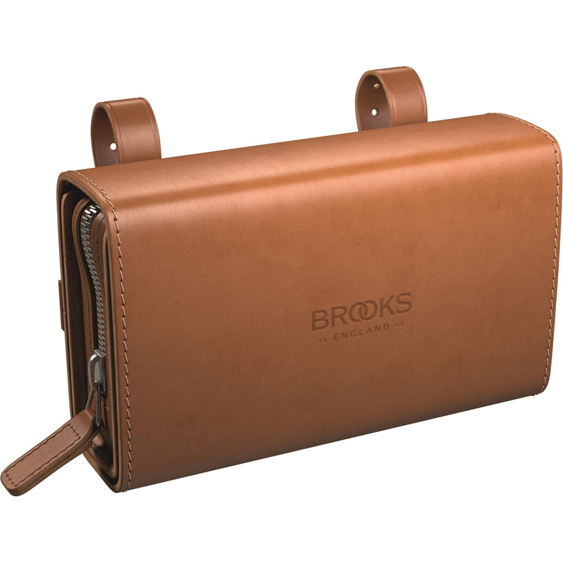 Load image into Gallery viewer, Brooks Zadeltas D-Shaped 1L honey
