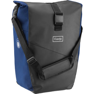 Clarijs fietstas solobag 24l zwart-blauw