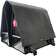 Fietstas dubbel XL PVC 46L met uitsparing zwart