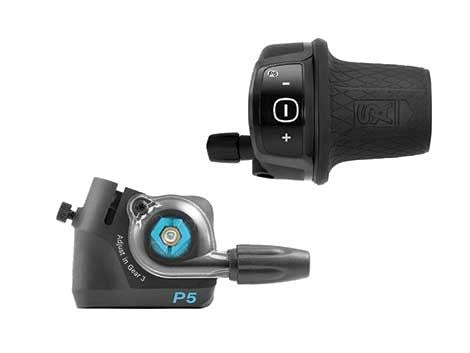 twist shifter 5-Speed met clickbox passend op Sram