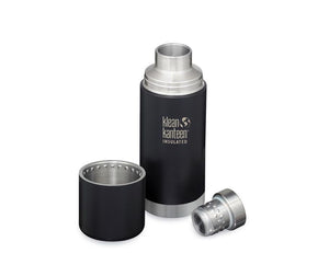 Klean kanteen thermosfles tk pro - shale black - 25 oz 739 ml