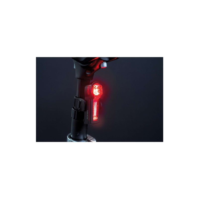 Load image into Gallery viewer, Trelock achterlicht LS 740 I-GO vector remlicht usb zadelpen
