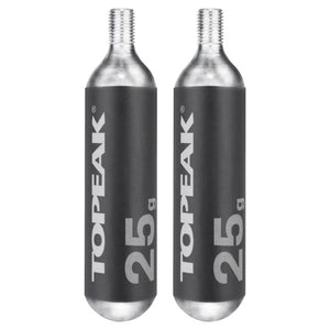Topeak co2 cartridge 25g threated (2 pieces)