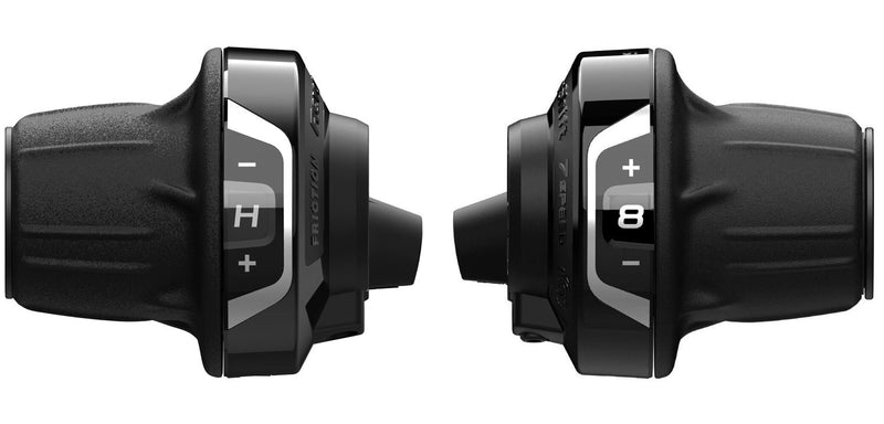 Load image into Gallery viewer, Shimano tourney sl-rv400 3x8-speed twist shifter set
