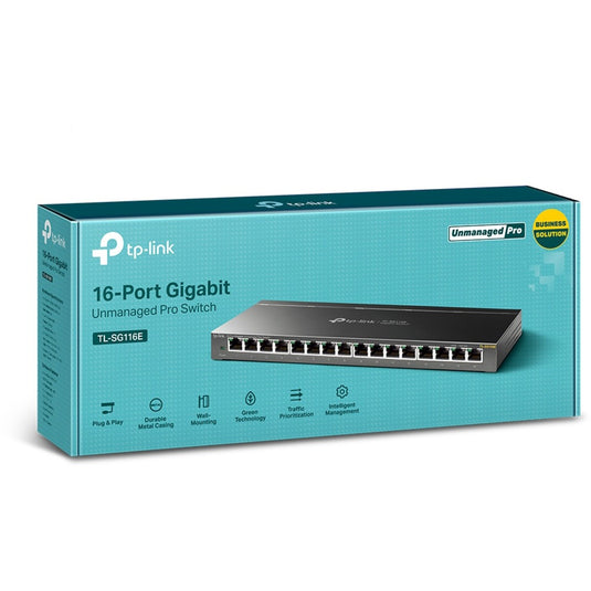 TP-Link TL-SG116E 16-Port Gigabit Unmanaged Switch