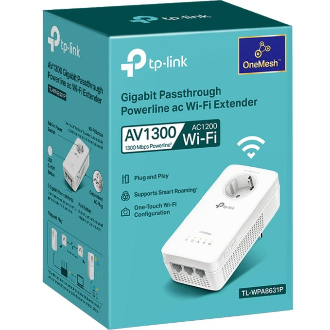 Load image into Gallery viewer, TP-Link TL-WPA8631P AV1300 Gigabit Passthrough Powerline a
