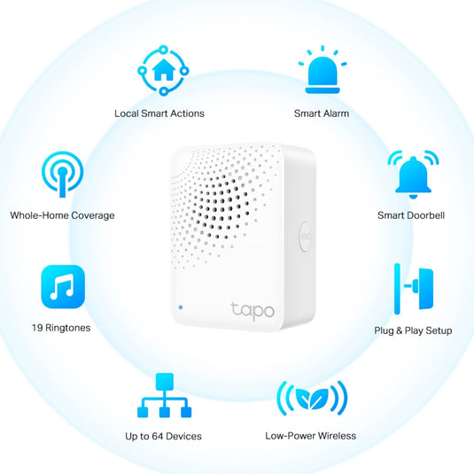 Tp-link tapo h100 smart hub- met bel