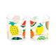 Zomer fruit set 2 glazen drinkglazen 250ml