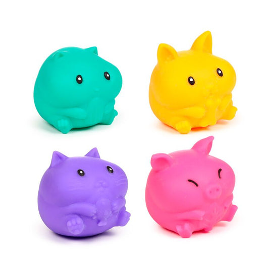 Schattig dier maltose knijpbaar neon stress speelgoed