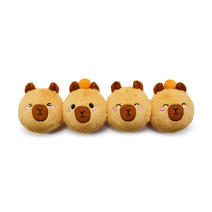 Capybara hoogstuiterende pluche stuiterbal