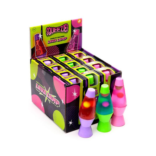 Knijpbaar glow in the dark lava lamp speelgoed