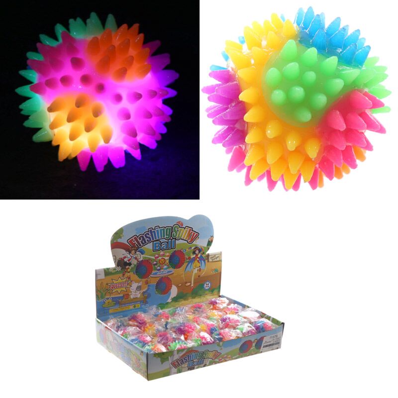Load image into Gallery viewer, Puntige stuiterbal met led 5.5cm
