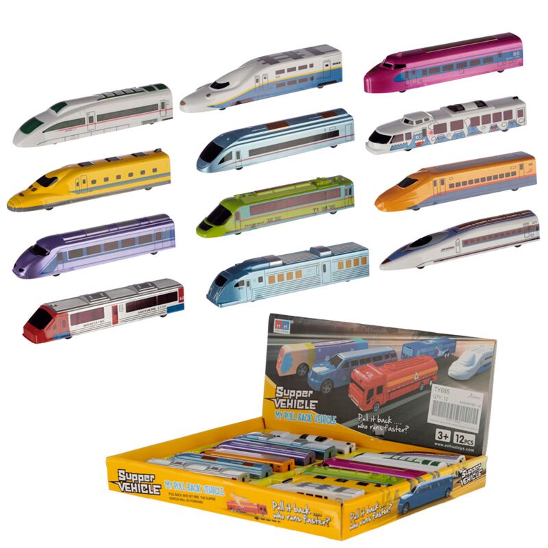 Load image into Gallery viewer, Super trein terugtrek speelgoed
