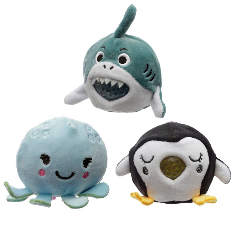 Load image into Gallery viewer, Queasy squeezies adoramals zeehond octopus haai pinguïn knijp speelgoed
