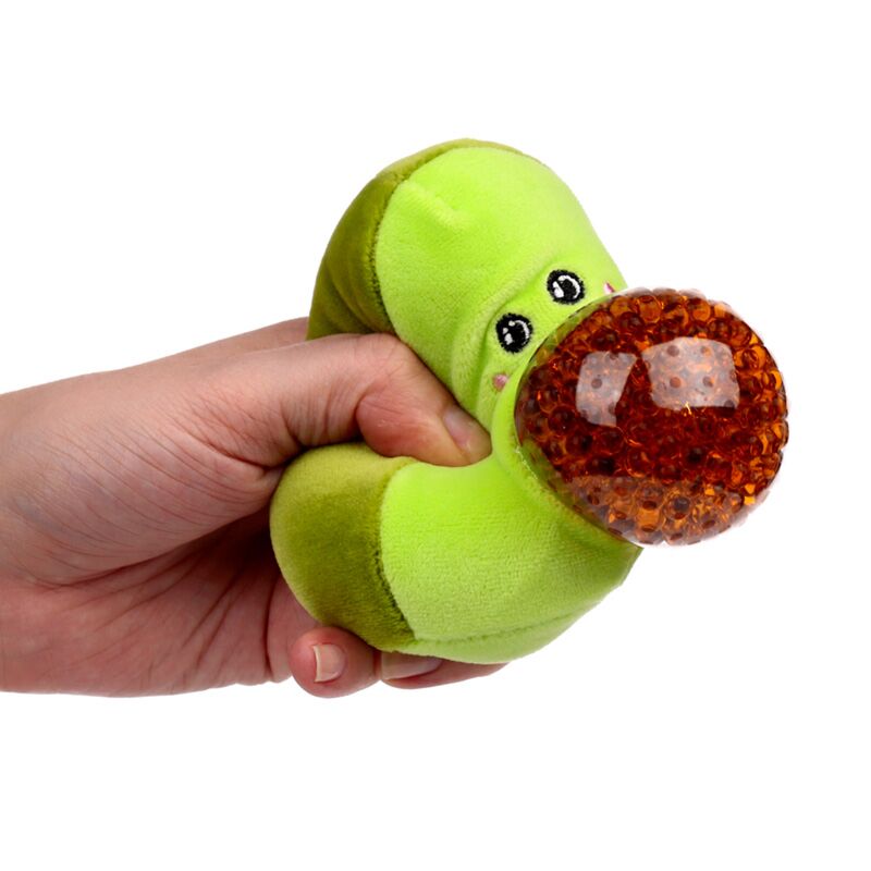Load image into Gallery viewer, Queasy squeezies avocado knijp speelgoed

