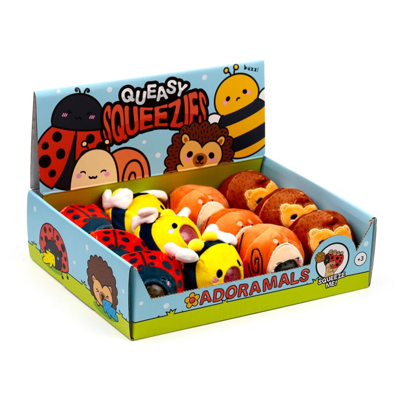 Load image into Gallery viewer, Queasy squeezies adoramals tuin knijp speelgoed
