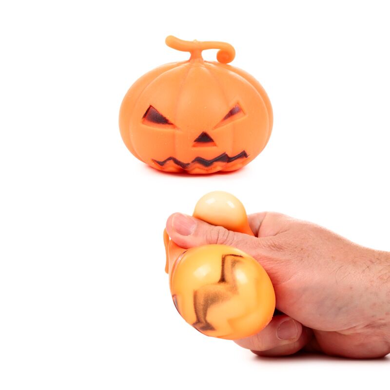 Load image into Gallery viewer, Knijpbaar speelgoed spooky pompoen
