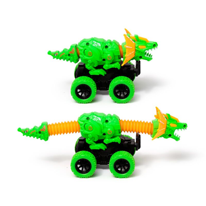 Load image into Gallery viewer, Mystery dinosaurus ei telescopisch frictie duw trekl actie speelgoed
