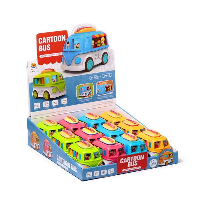 Load image into Gallery viewer, Cartoon eetkraam frictie duw trekl actie speelgoed
