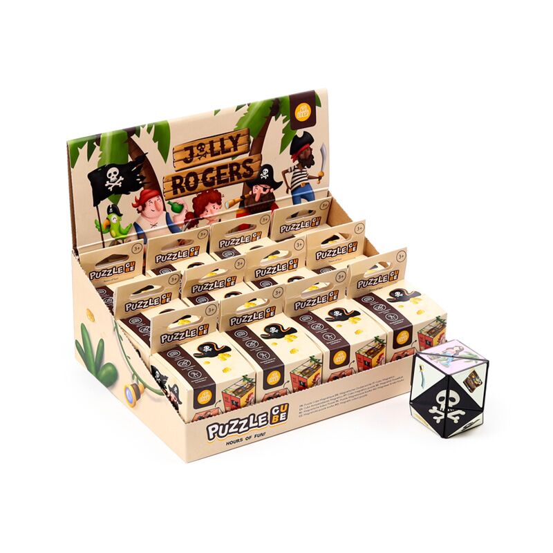 Load image into Gallery viewer, Jolly rogers piraat puzzel kubus speelgoed
