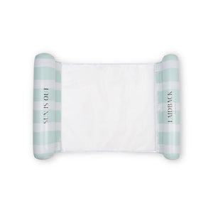The beach club | groene waterhangmat