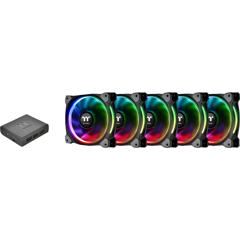 Load image into Gallery viewer, Thermaltake Thermaltake Riing Plus 14 LED RGB Radiator Fan TT Premium (5 F
