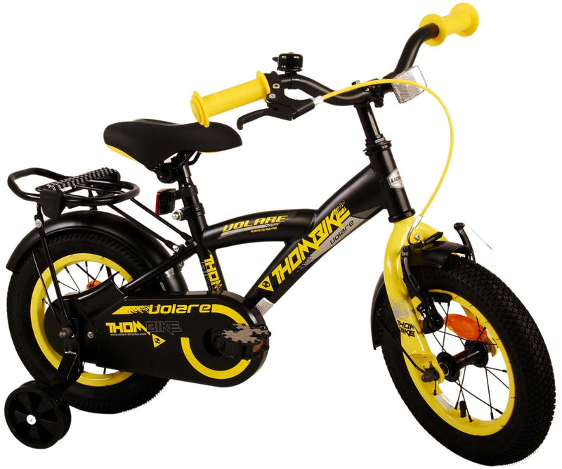 Load image into Gallery viewer, Volare Thombike Kinderfiets - Jongens - 12 inch - Zwart Geel
