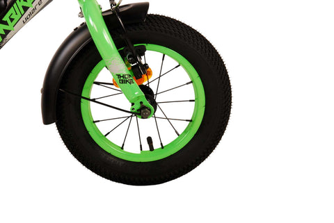 Volare Thombike Kinderfiets - Jongens - 12 inch - Zwart Groen