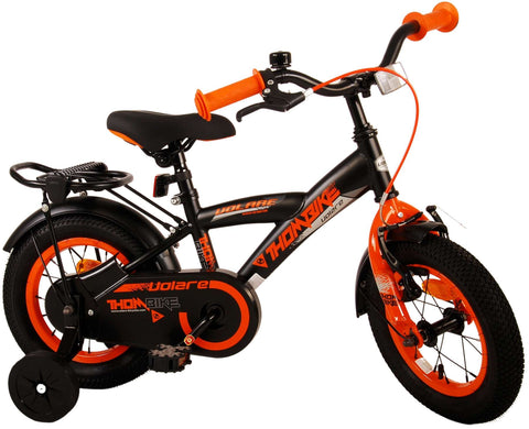 Volare Thombike Kinderfiets - Jongens - 12 inch - Zwart Oranje