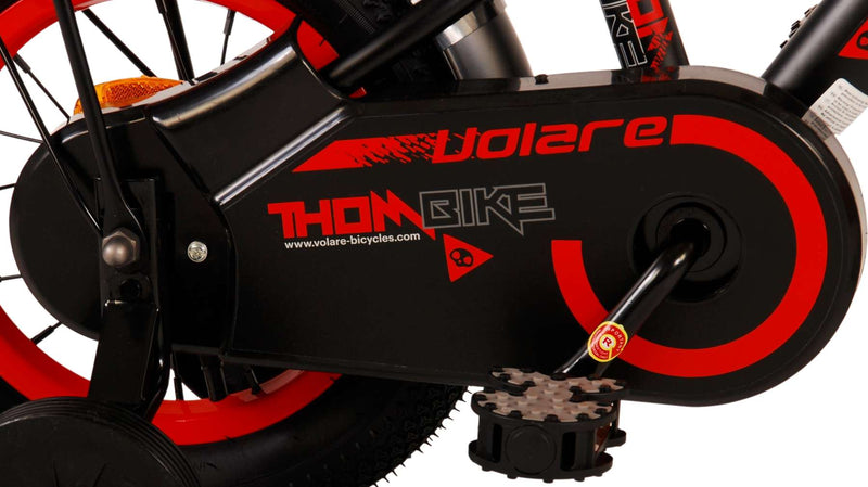 Load image into Gallery viewer, Volare Thombike Kinderfiets - Jongens - 12 inch - Zwart Rood
