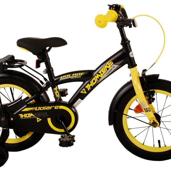 Volare Thombike Kinderfiets - Jongens - 14 inch - Zwart Geel