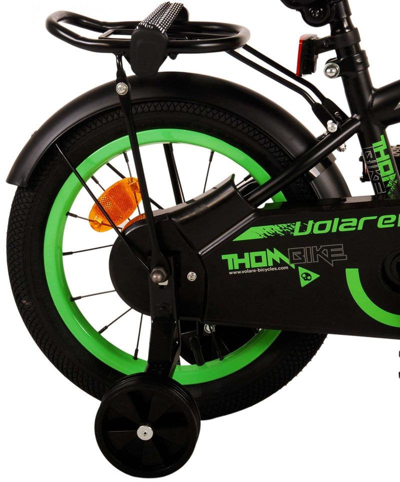 Load image into Gallery viewer, Volare Thombike Kinderfiets - Jongens - 14 inch - Zwart Groen
